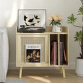 Supporto per giradischi con contenitore per vinili - 15,74 x 25,98 x 25,19 pollici