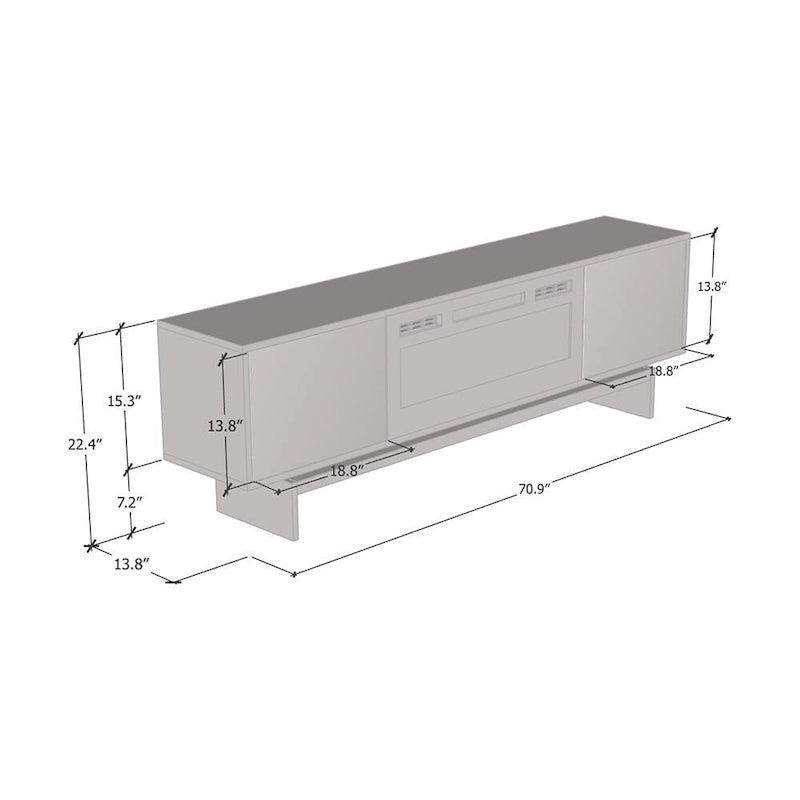 Supporto per TV con camino Gram WH-EF