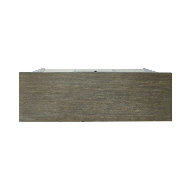 Lakeshore Server con porta bicchieri e ripiani regolabili - Bianco