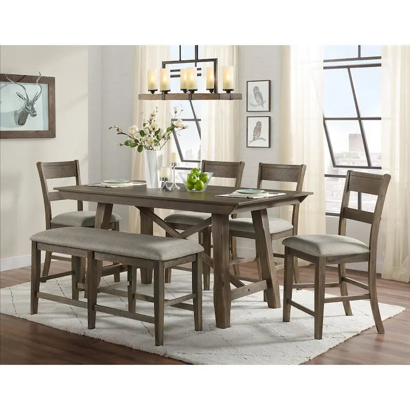 Vilo Home Hillcrest Set da pranzo da 5 pezzi alto da bancone
