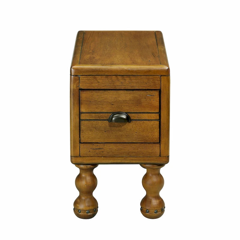 Set di tavoli da soggiorno in legno massello da 3 pezzi