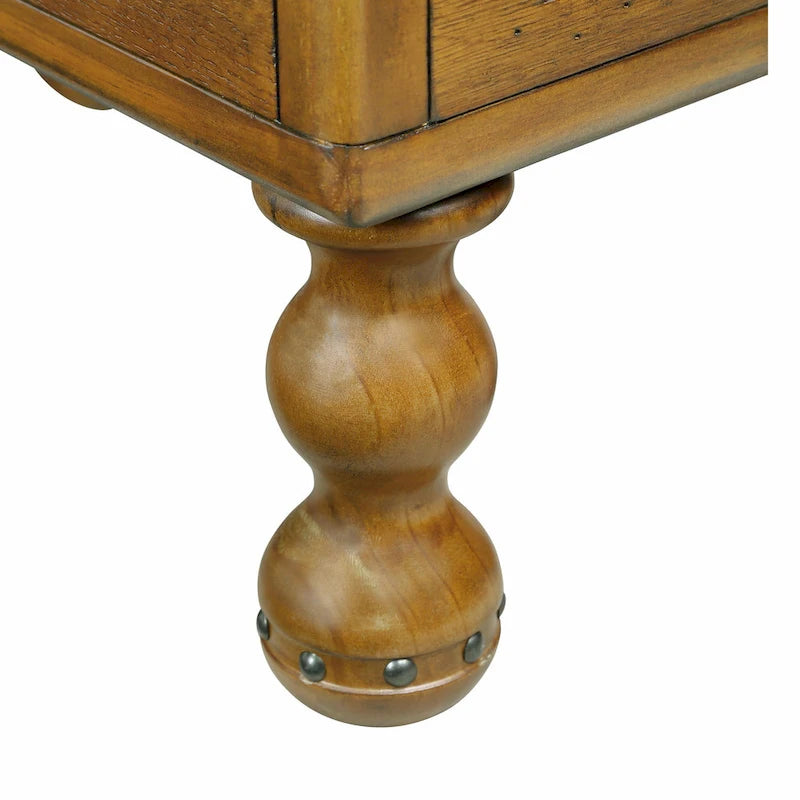 Set di tavoli da soggiorno in legno massello da 3 pezzi