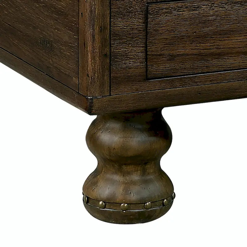 Set di tavoli da soggiorno in legno massello da 3 pezzi