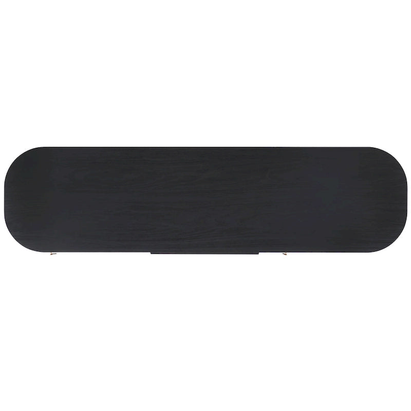 SAFAVIEH Home Tealla Mobile porta TV con 2 cassetti e 1 anta in vetro. - 59Lx15Px24A