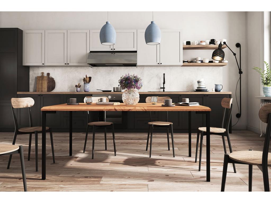 Tavolo naturale, 100 x 160 cm