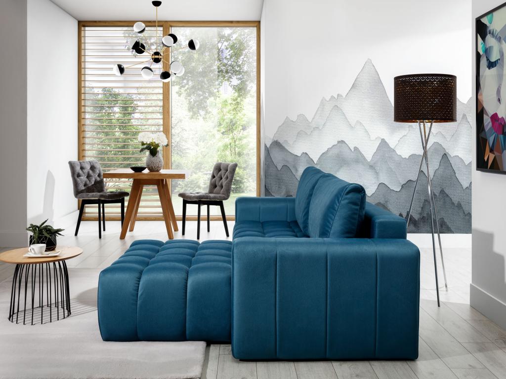 Materasso in velluto grigio