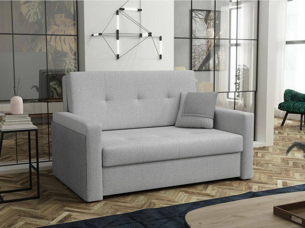 Divano letto grigio, 85 x 140 x 98 cm