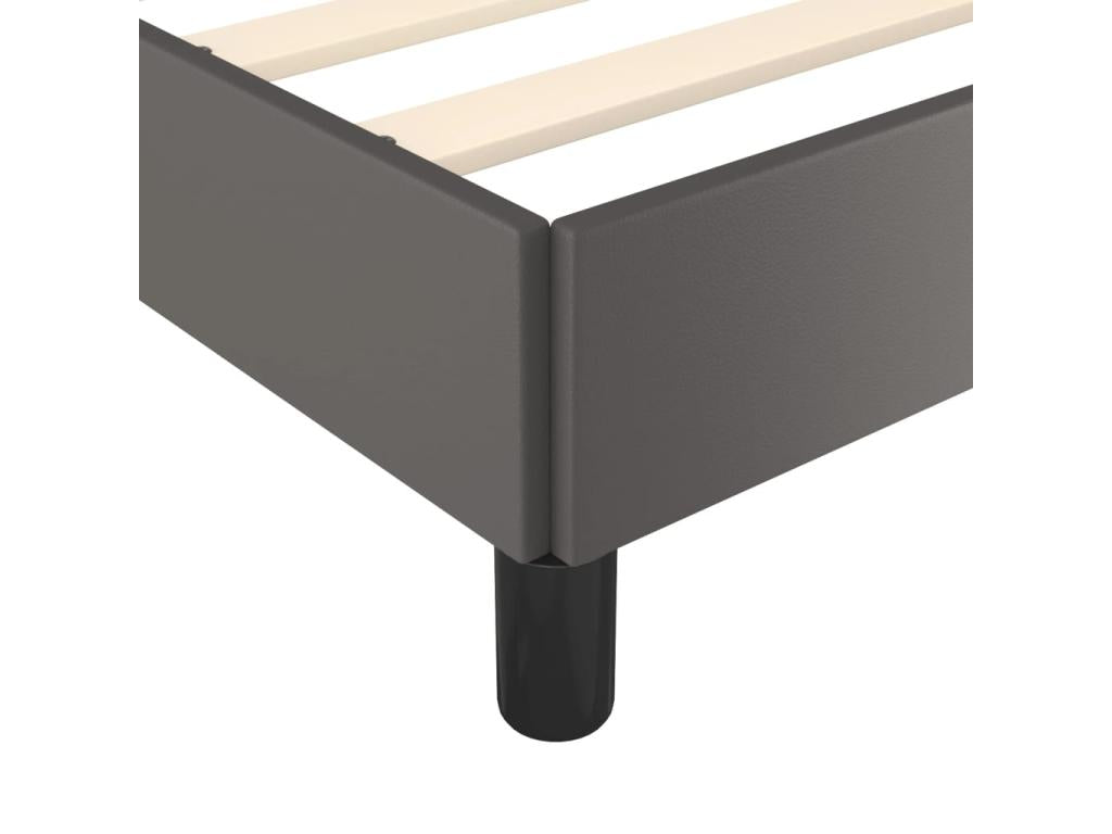 Materasso in similpelle grigia, 90 x 200 cm