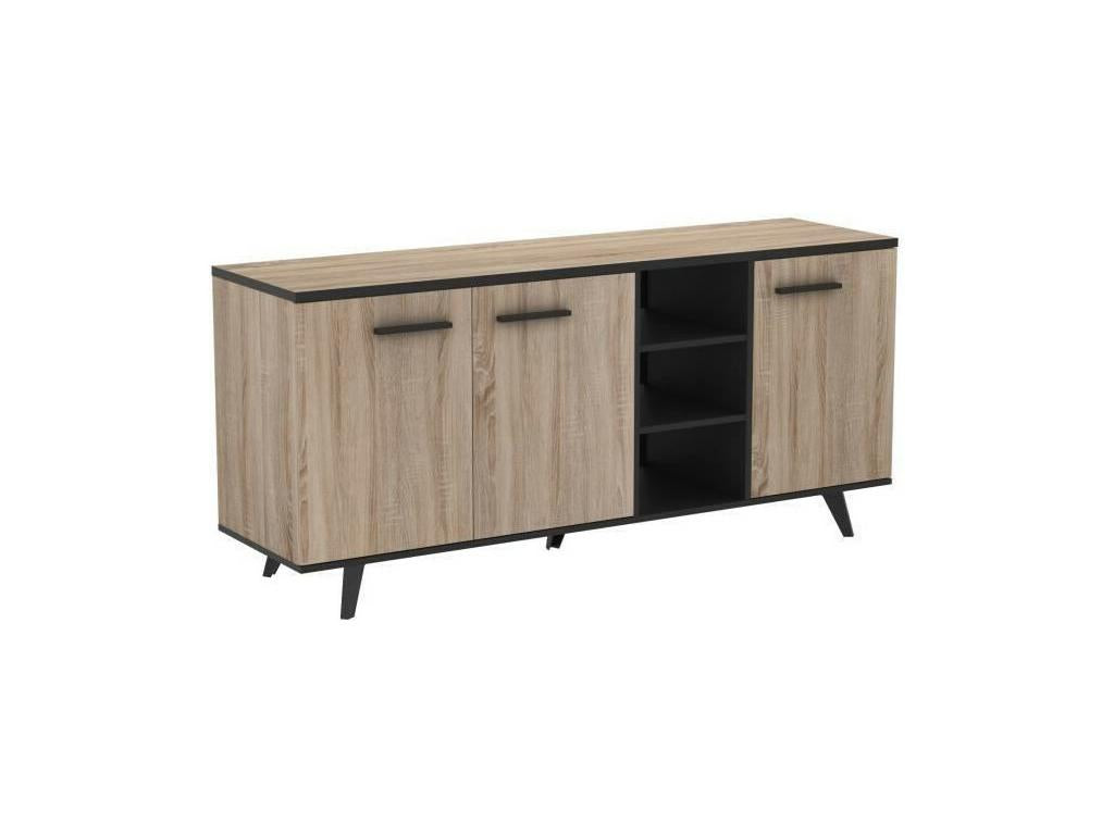 Credenza in legno di quercia marrone