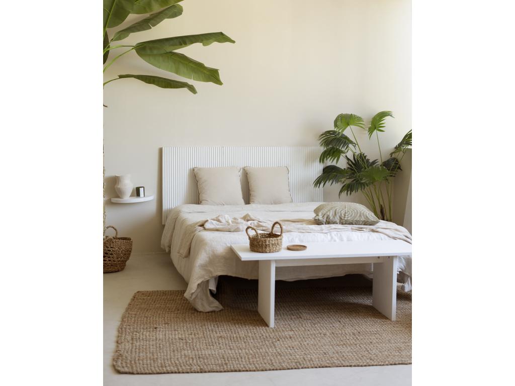 Letto in legno di pino bianco, 200 x 80 cm