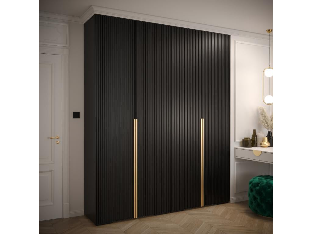 Armadio nero, 200 x 47 x 236,7 cm