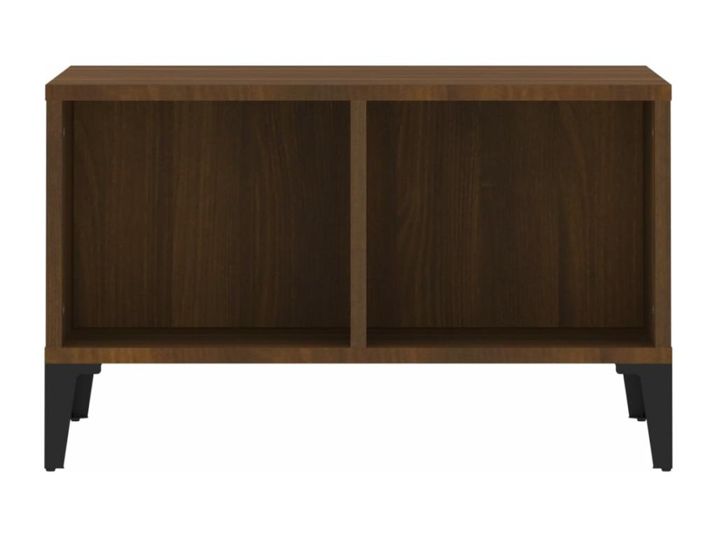 Tavolino da caffè in legno ingegnerizzato marrone, 60 x 50 x 36,5 cm