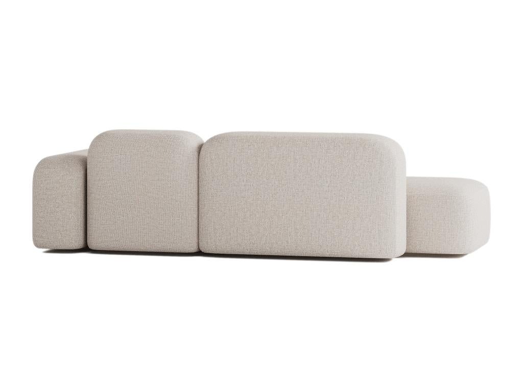 Divano in tessuto beige