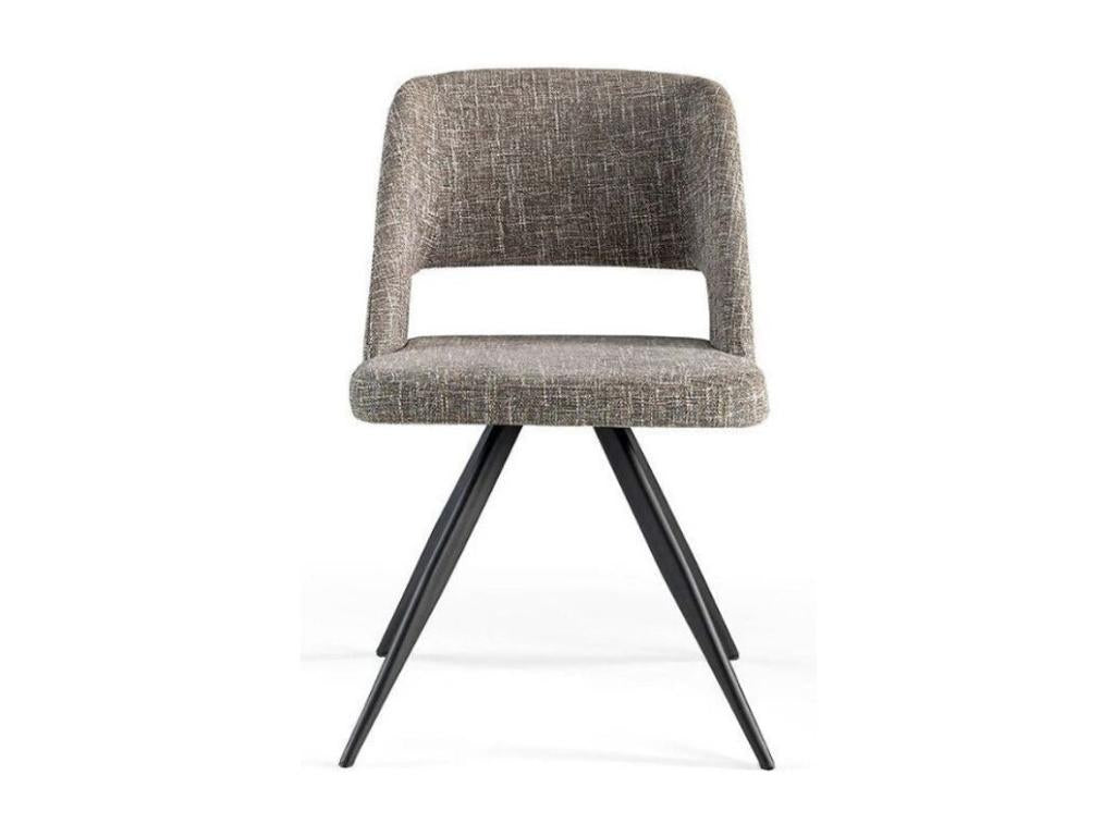 sedia in tessuto blu