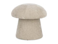 Pouf in tessuto beige
