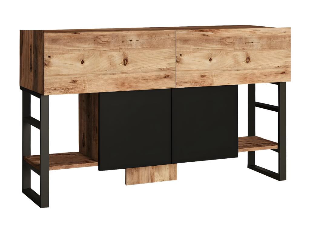 Credenza in metallo nero