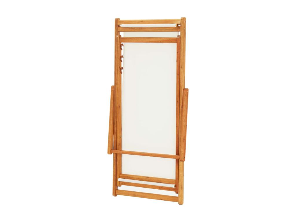 sedia in tessuto bianco