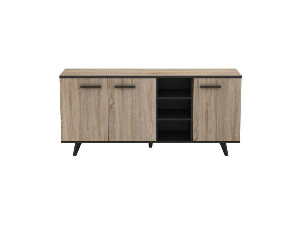 Credenza in legno di quercia marrone