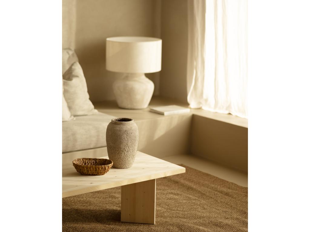 Tavolino da caffè in legno di pino beige, 120 x 50 cm