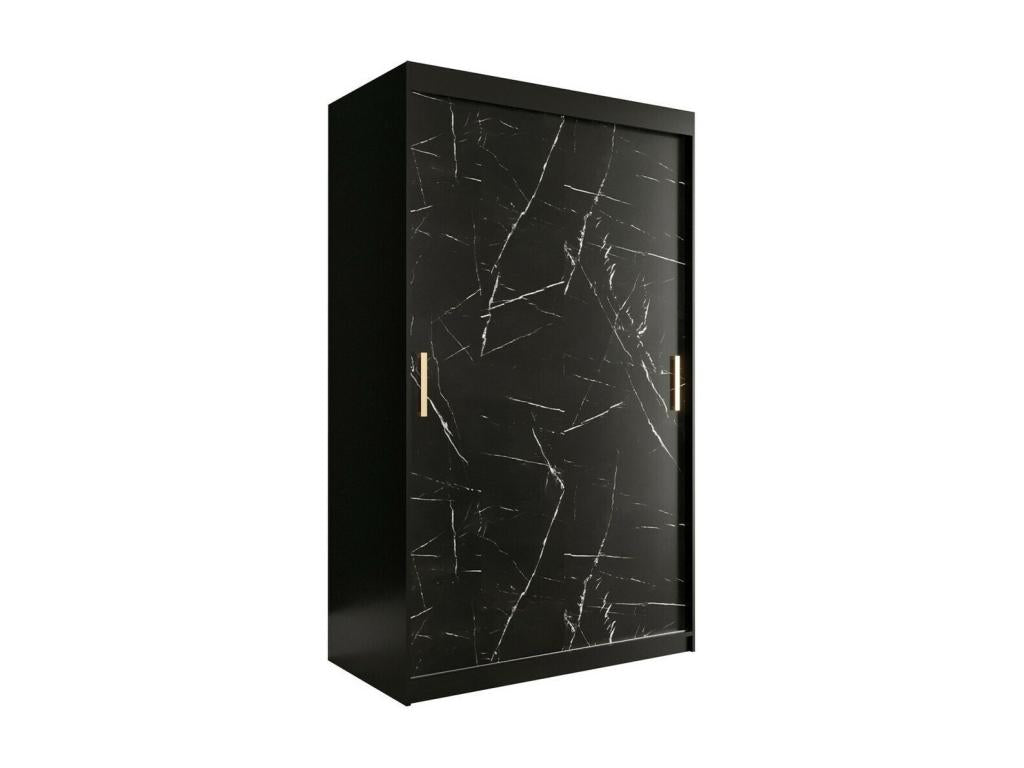 Armadio in marmo nero, 200 x 120 x 62 cm
