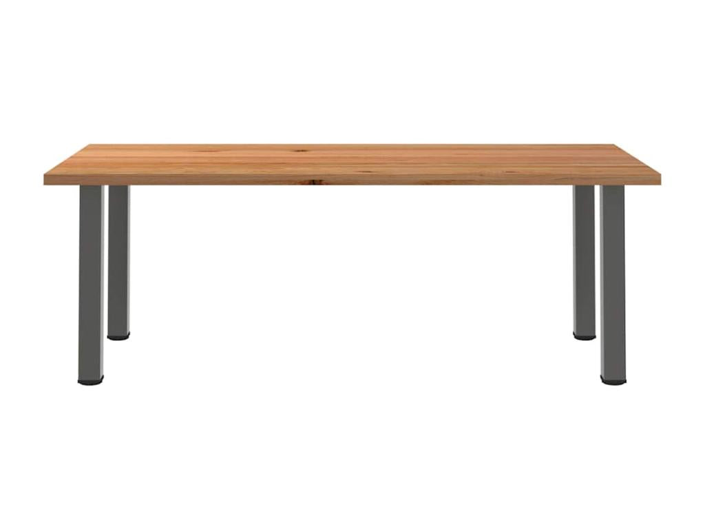 Tavolo da pranzo in legno di quercia marrone - dlz1766568243763