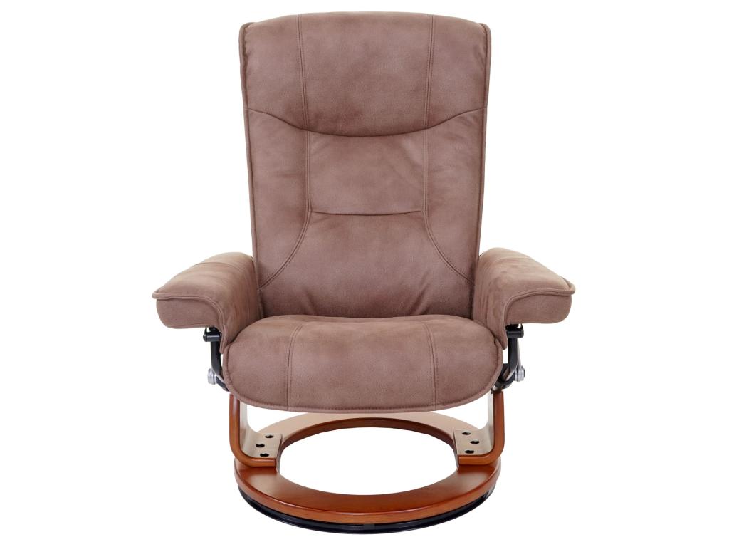 Poltrona in tessuto marrone - dlz1766568494780