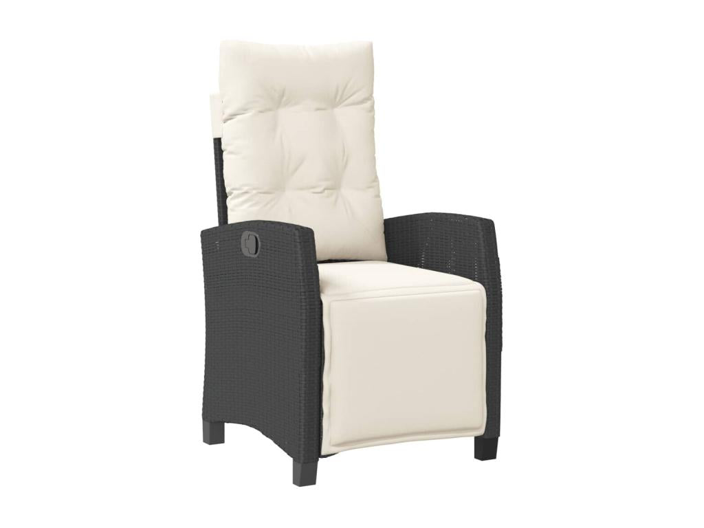 Mobili per la casa in vimini intrecciato in resina nera - dlz1766568462961