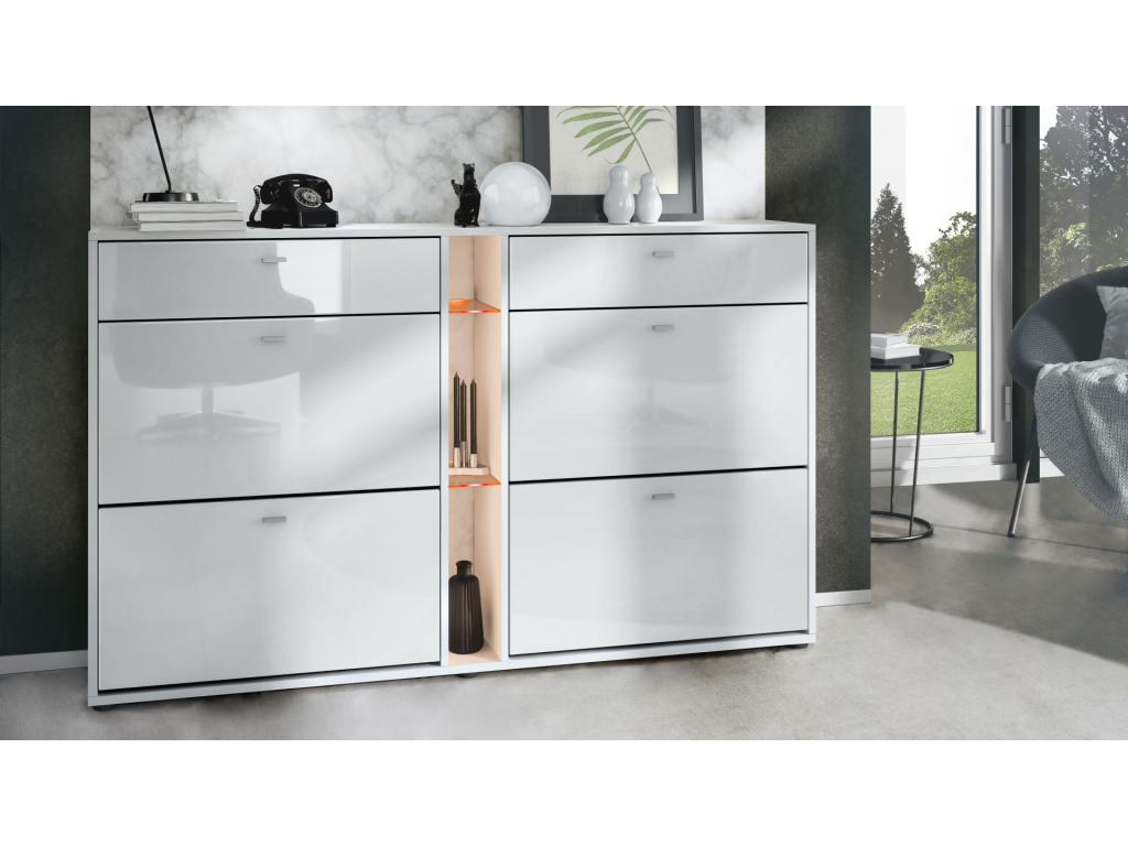 Mobili per la casa bianchi, 155,5 x 95 x 28 cm