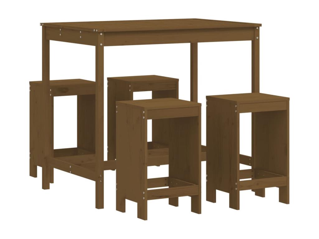 Mobili per la casa in legno di pino marrone